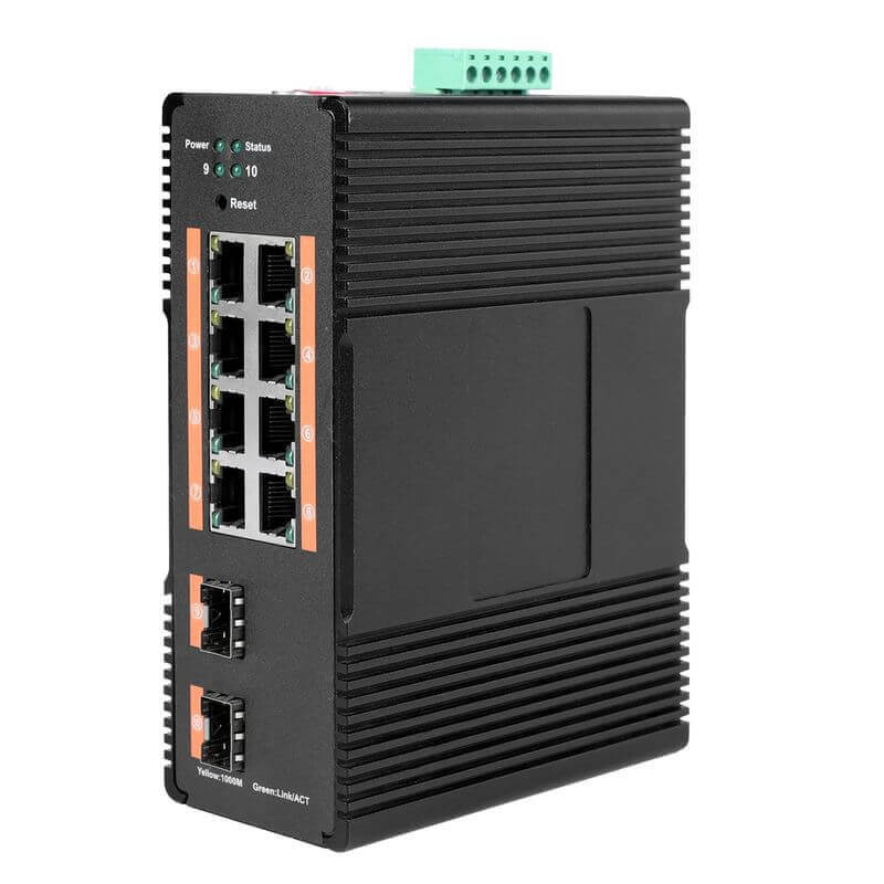 工业级2光8电管理型